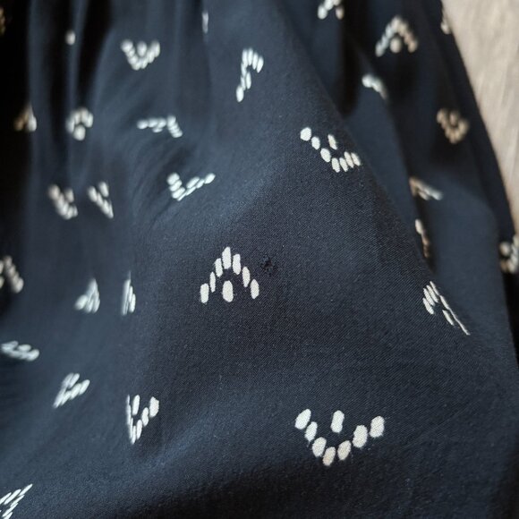 Forever 21 Geometric Print Mini Dress in Black and White Womens Medium Boho - Picture 15 of 15